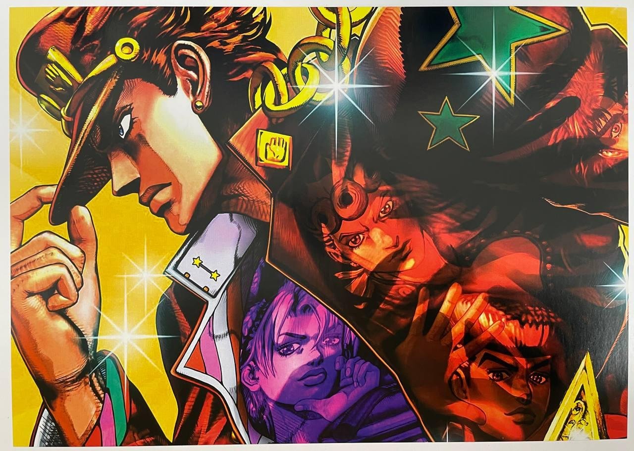 Постер "Химерні пригоди ДжоДжо / JoJo’s Bizarre Adventure" А3