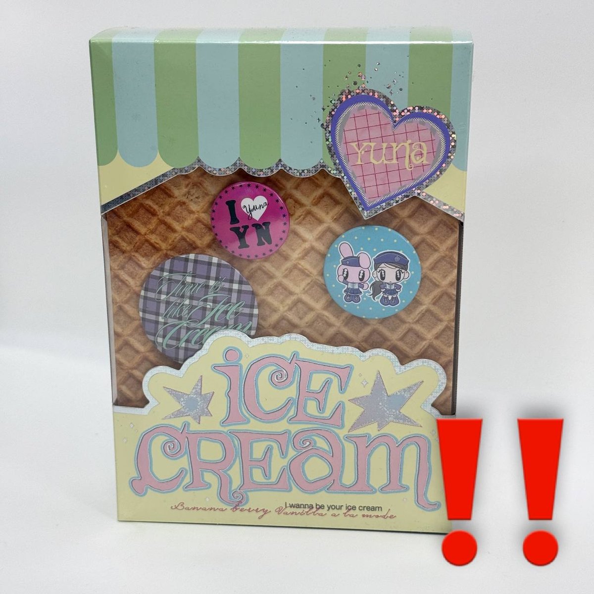 YUNA (ITZY) - ICE CREAM (mini Bag ver.)ПОШКОДЖЕННЯ НА ФОТО