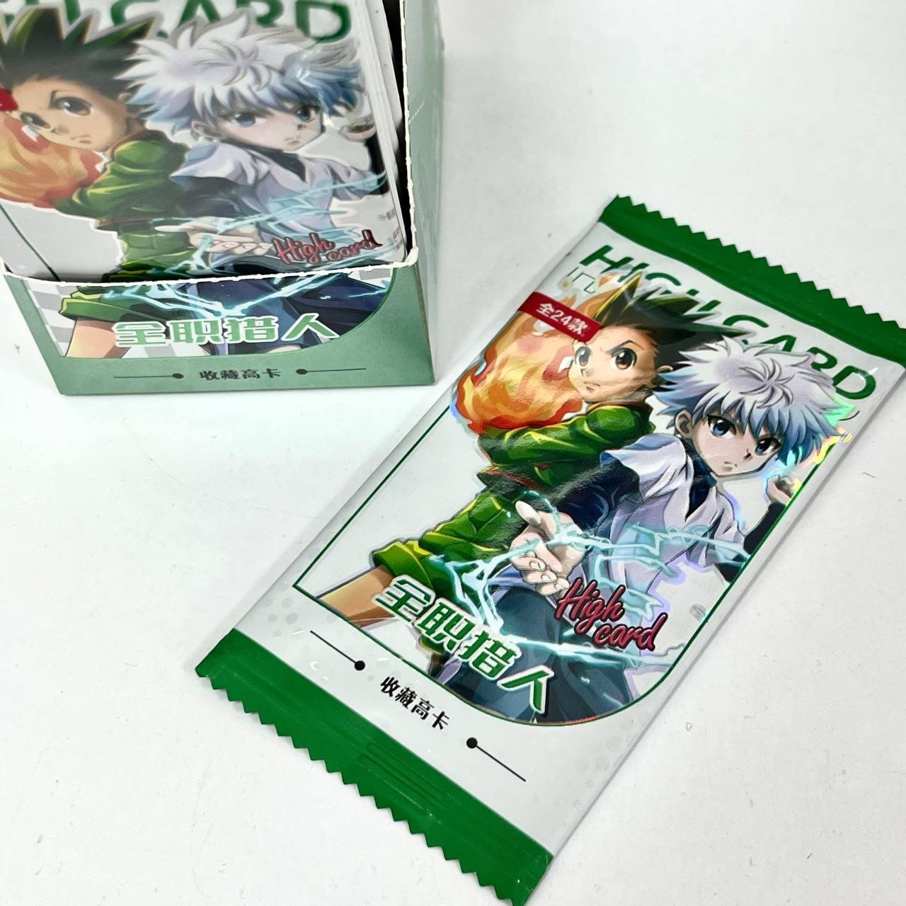 Упаковка з випадковою голографічною карткою  "Hunter x Hunter"