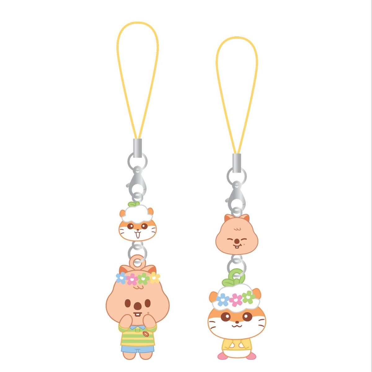 MINI FIGURE COUPLE KEYRING - SKZOO X SANRIO CHARACTERS