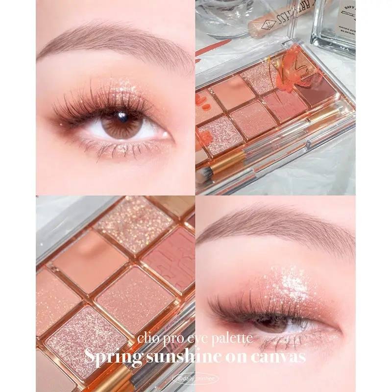 Clio pro eye palette 15 spring sunshine on canvas