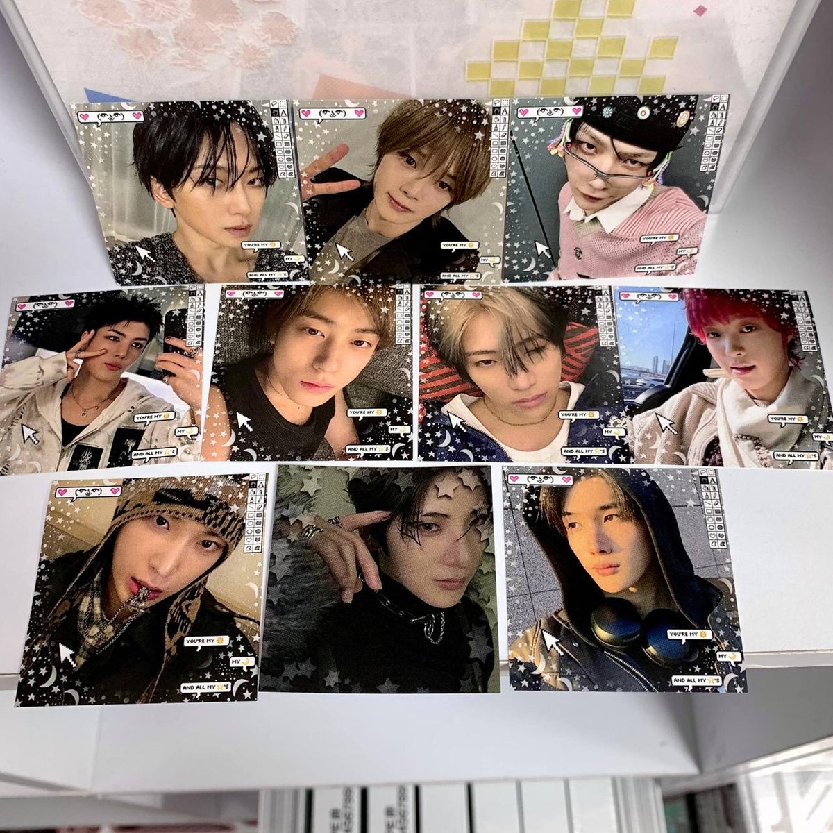 Набір з 10 наліпок &TEAM