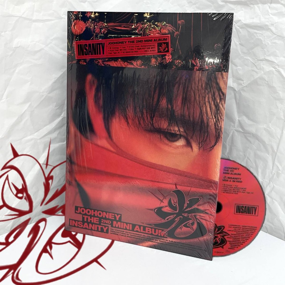 JOOHONEY - 光 (INSANITY) (IN RED ver.)
