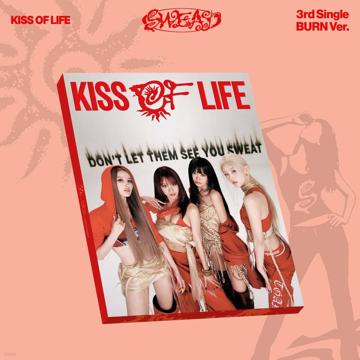(BURN Ver.) KISS OF LIFE - 3rd Single SWEAT