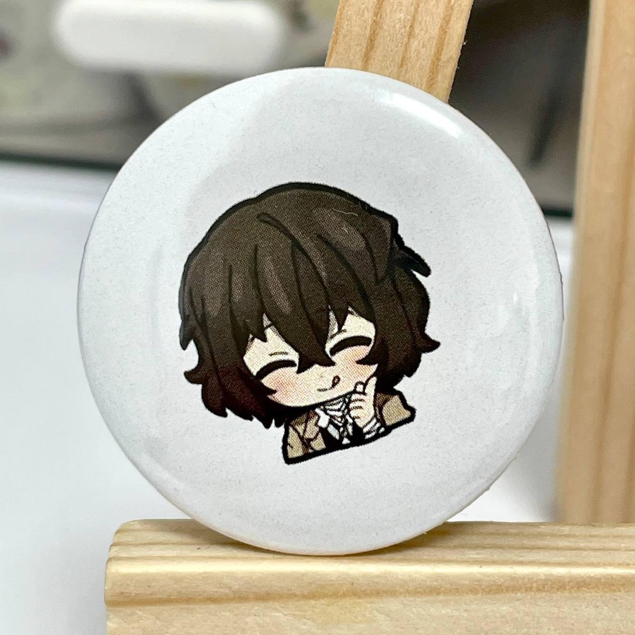 Міні значок Літературні генії бродячі пси / Bungo stray dogs