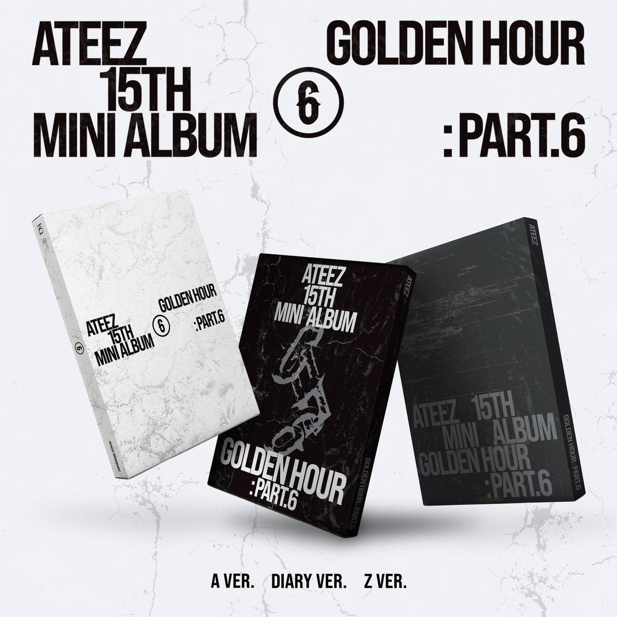 (TOKTOQ Pob) Standard ver. ATEEZ - GOLDEN HOUR : Part.6