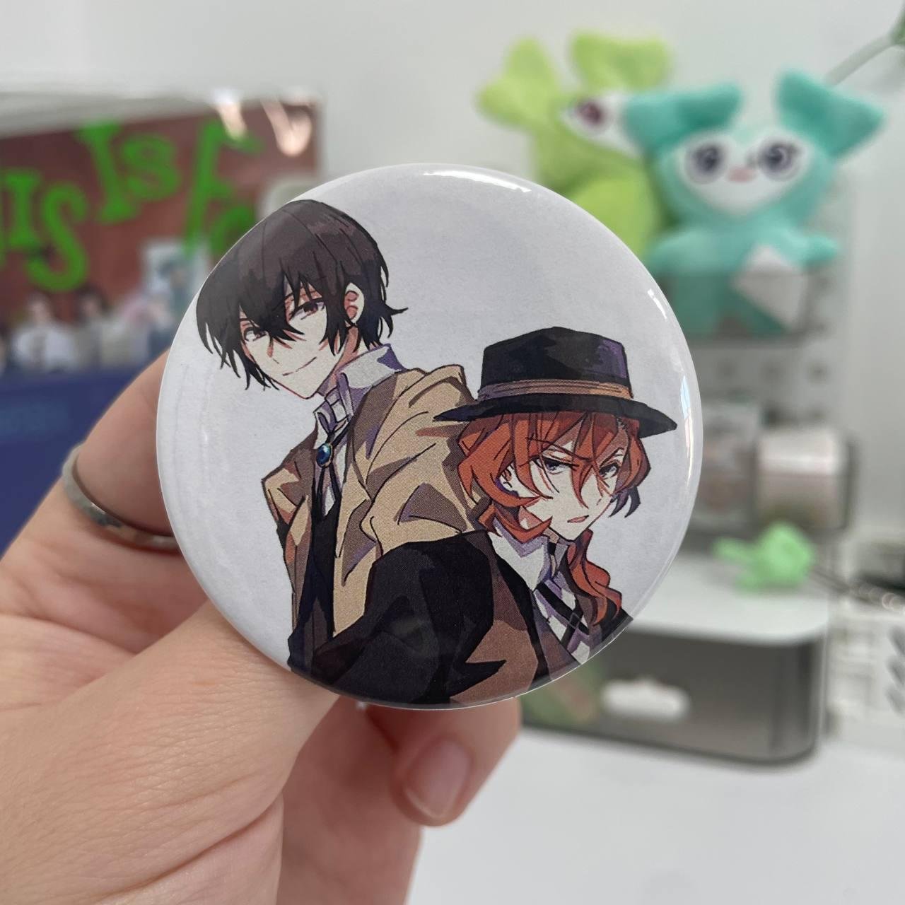 Значок Літературні генії бродячі пси / Bungo stray dogs