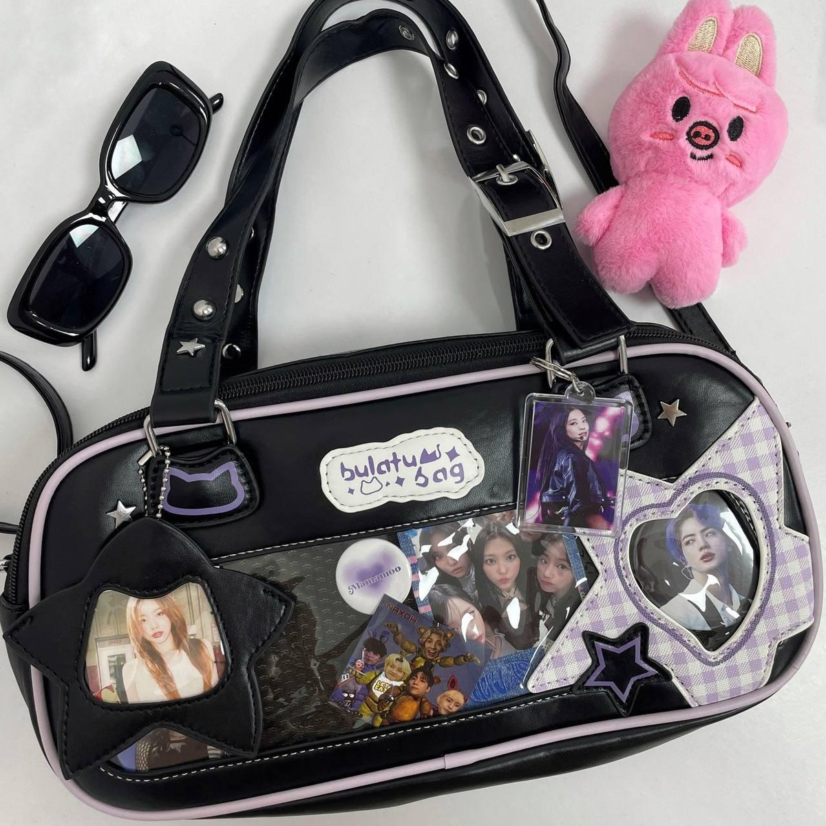 K-pop Сумка!Уважение! Декор продается отдельно и не входит в цену