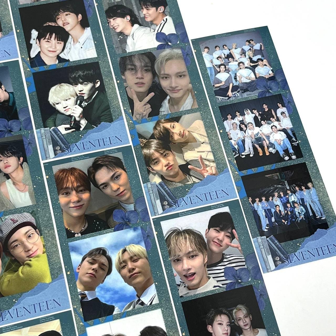 Набір з 8 фотостріпів Seventeen