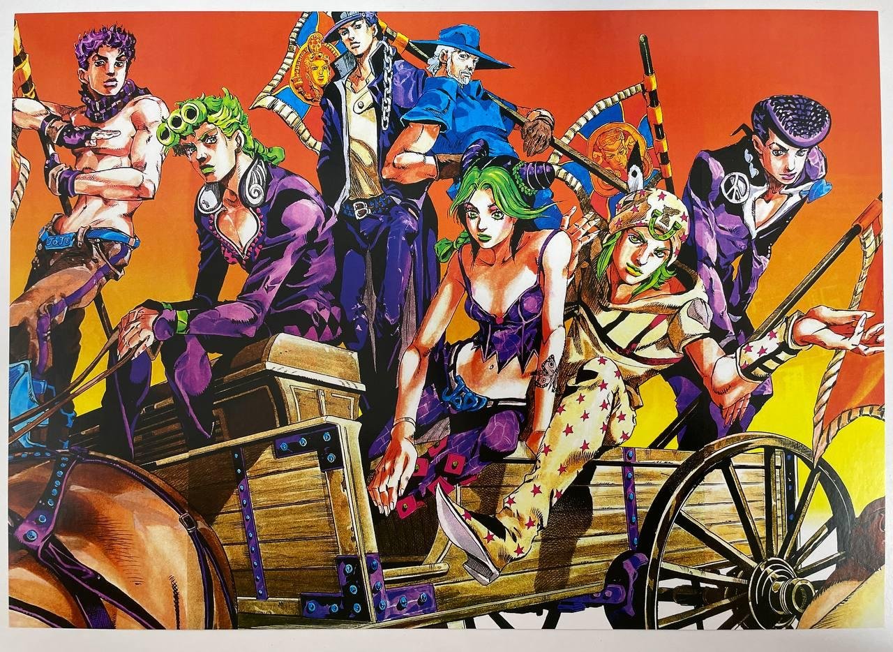 Постер "Химерні пригоди ДжоДжо / JoJo’s Bizarre Adventure" А3