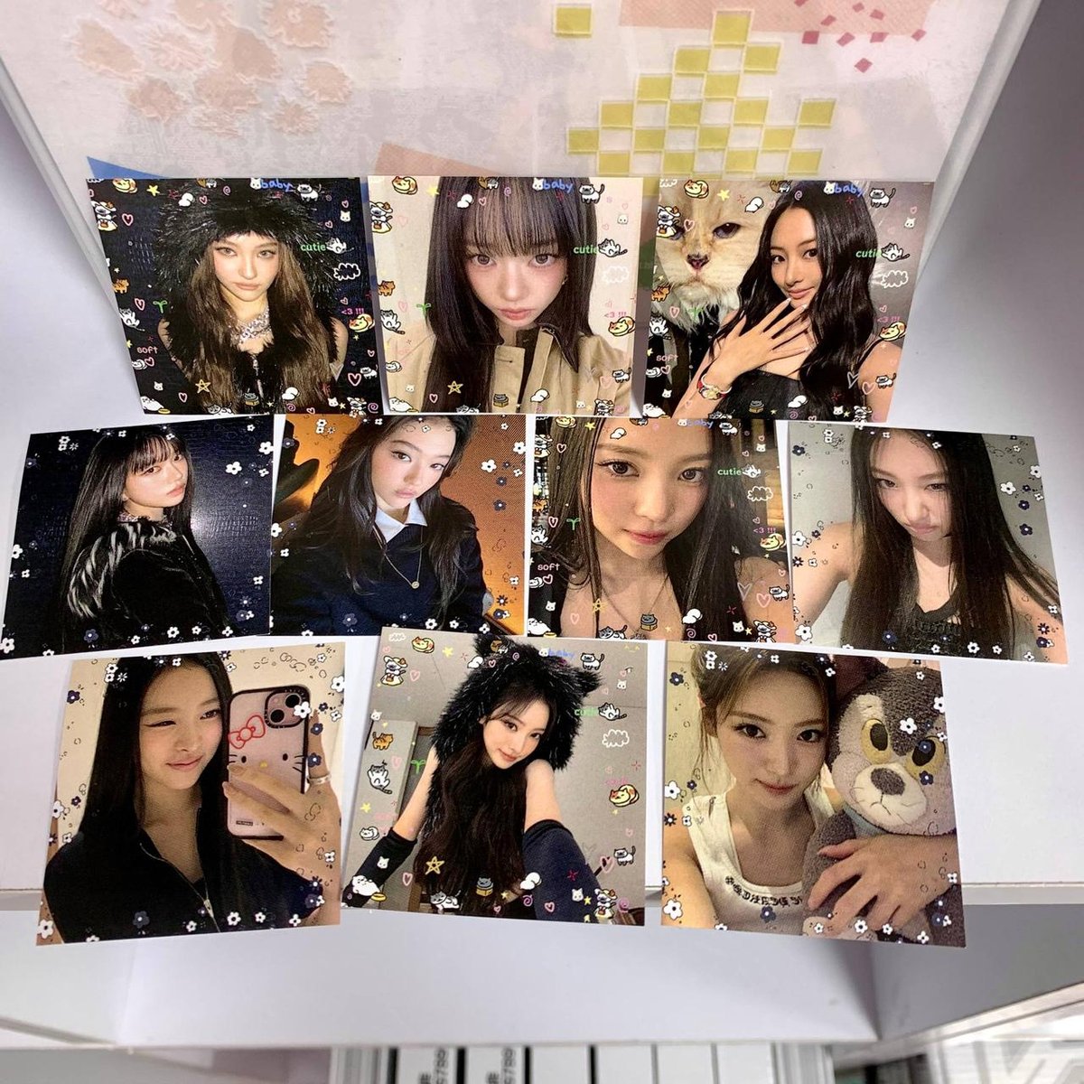 Набір з 10 наліпок Meovv