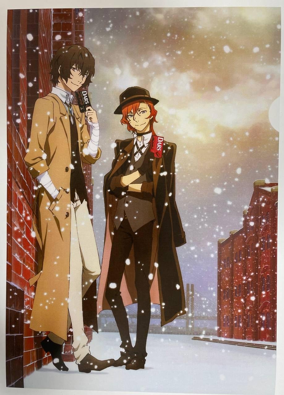 Постер А3 Літературні генії бродячі пси / Bungo stray dogs
