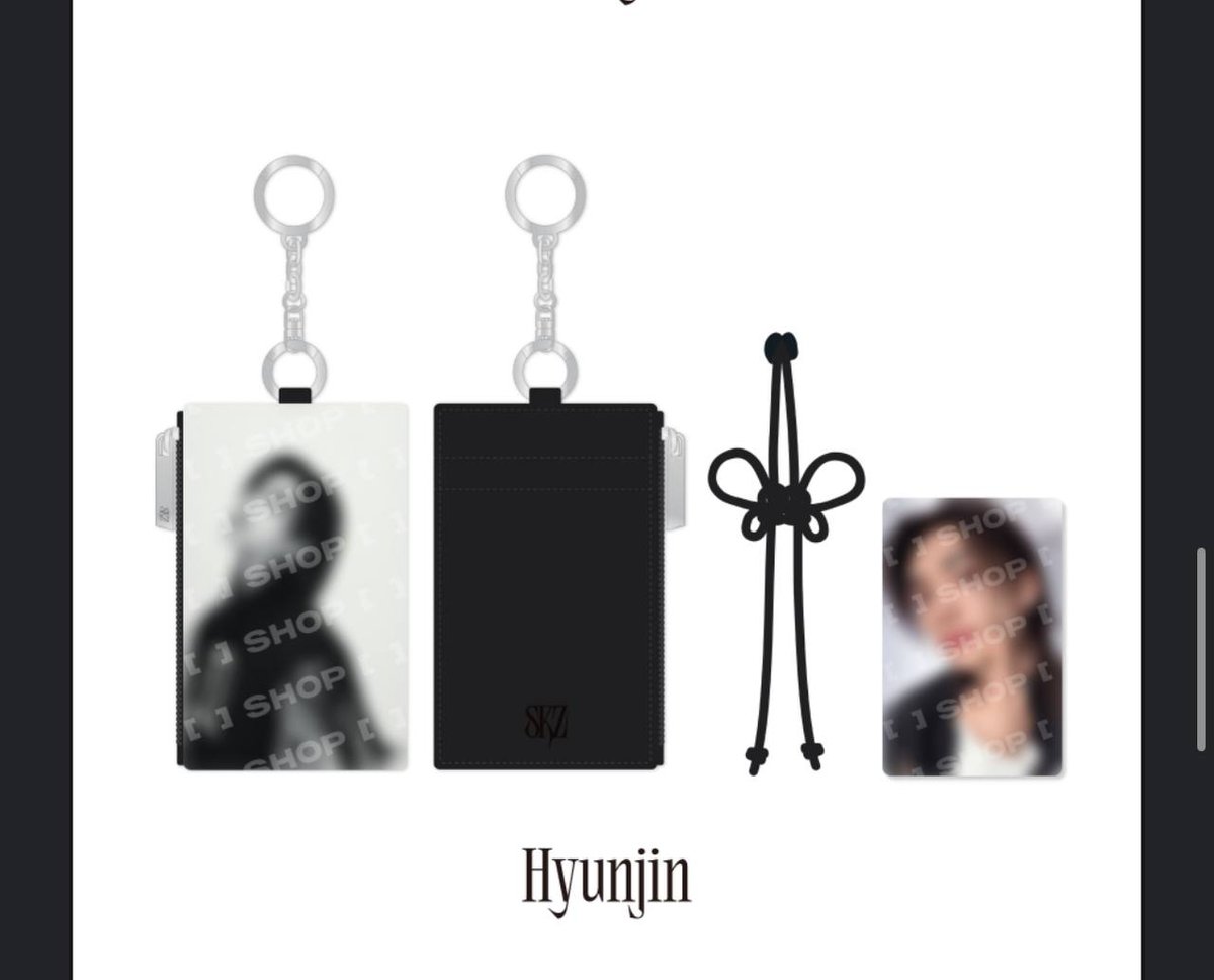 Hyunjin CARD HOLDER KEYRING