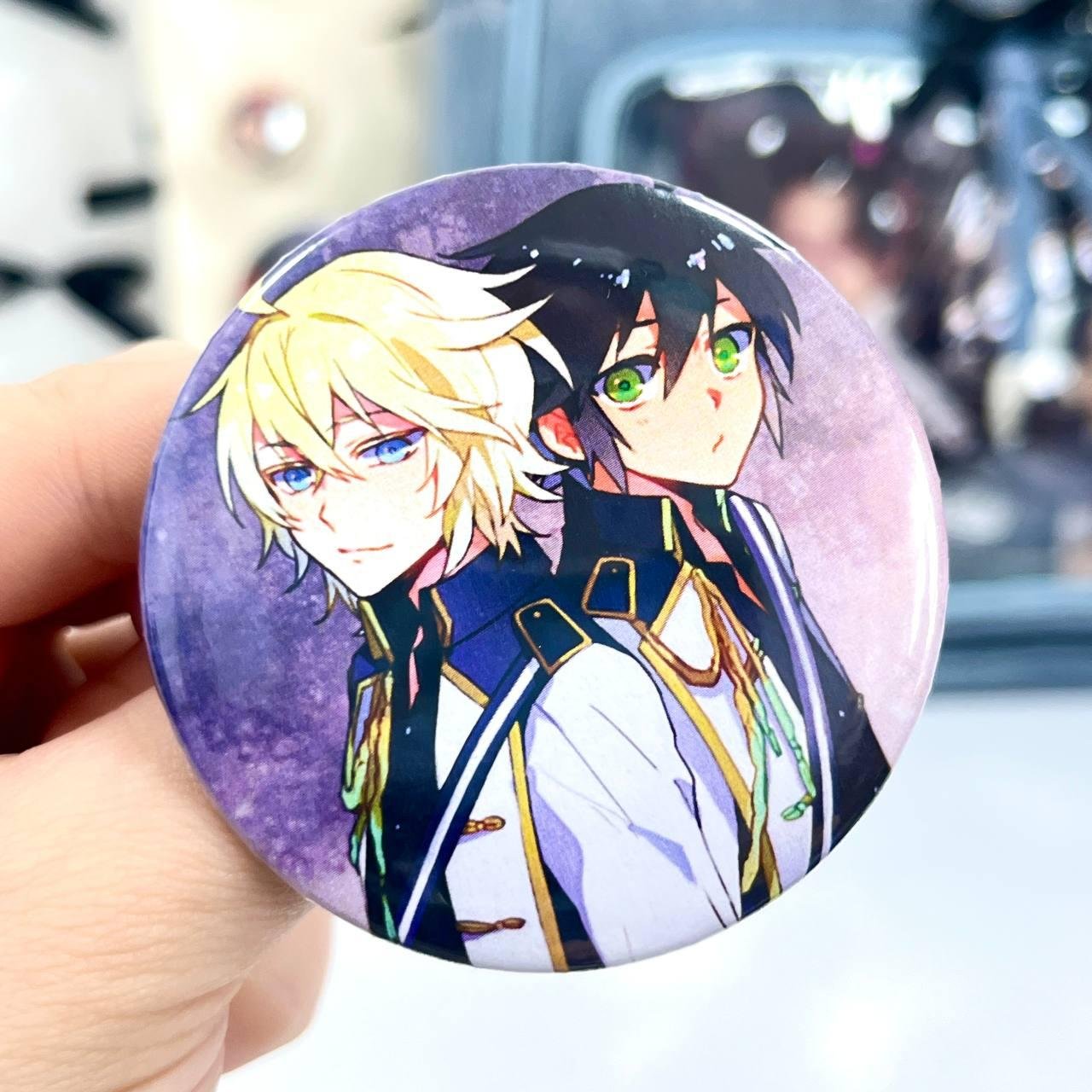 Значок "Останній Серафим / Seraph of the End" 56 мм