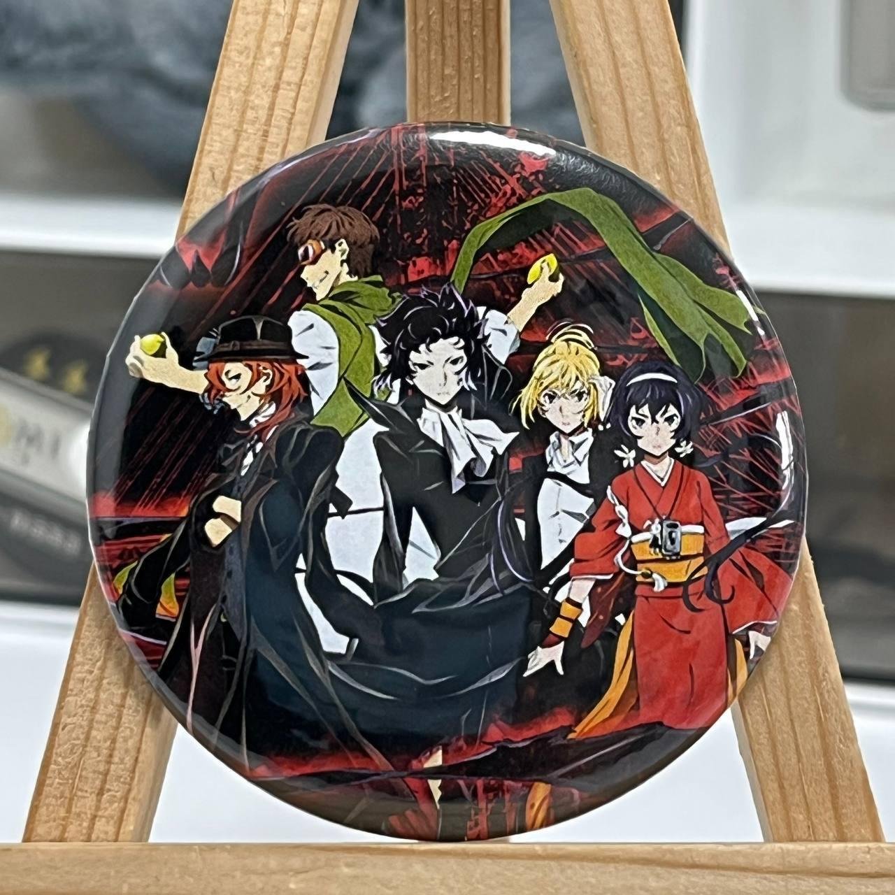 Значок Літературні генії бродячі пси / Bungo stray dogs