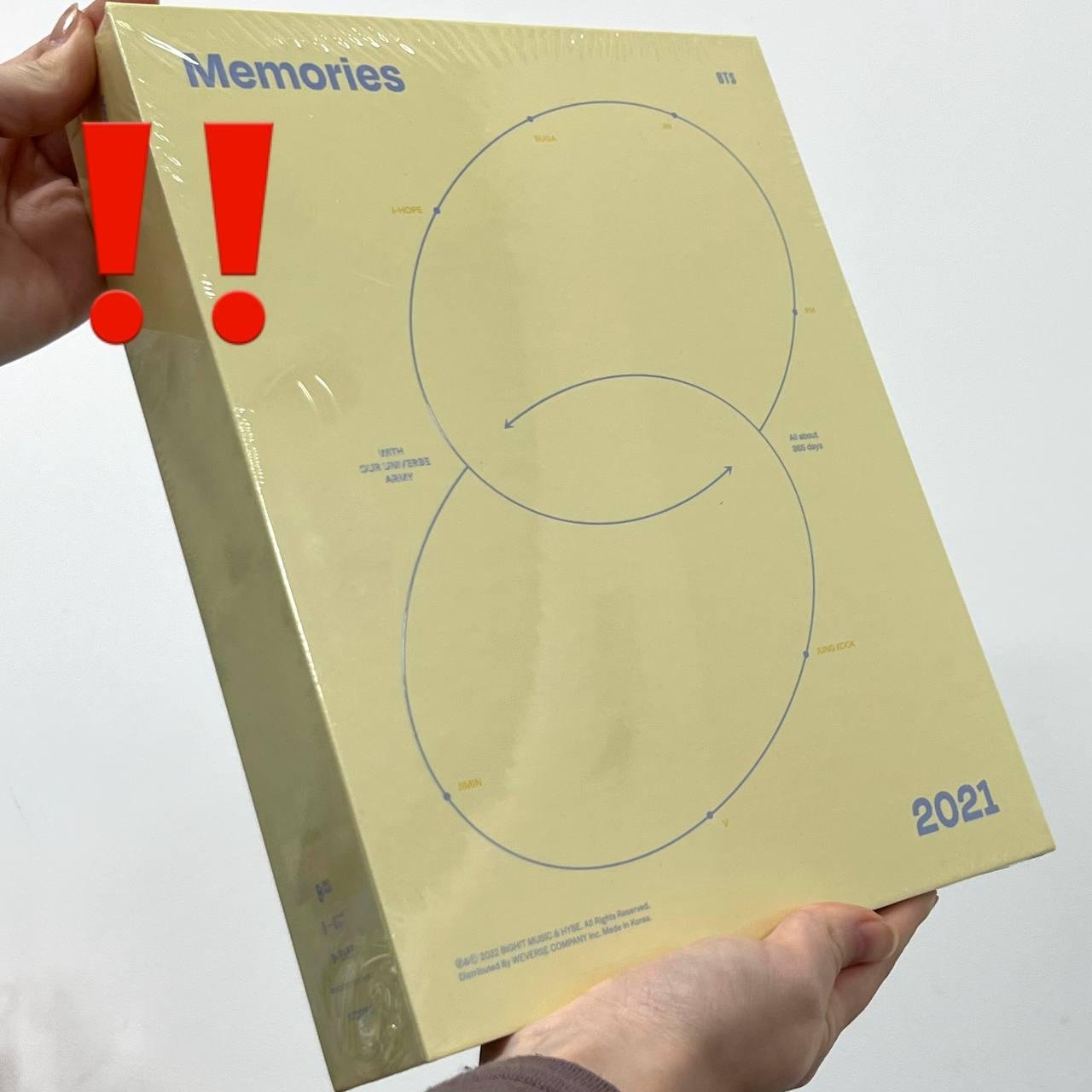 BTS MEMORIES OF 2021 DIGITAL CODE ! ПОШКОДЖЕННЯ НА ФОТО!
