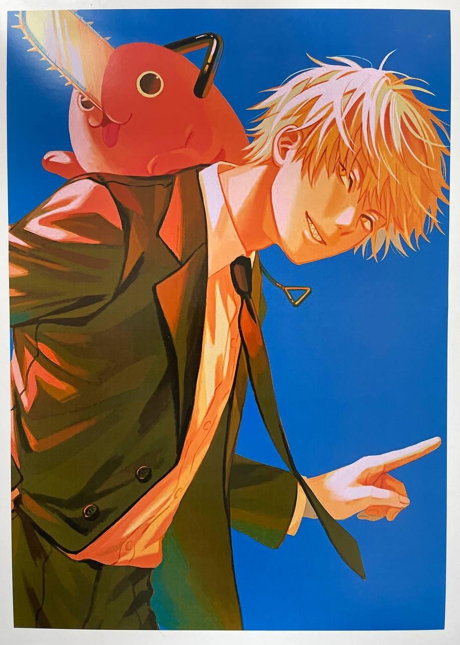 Постер А3 Людина Бензопила / Chainsaw Man