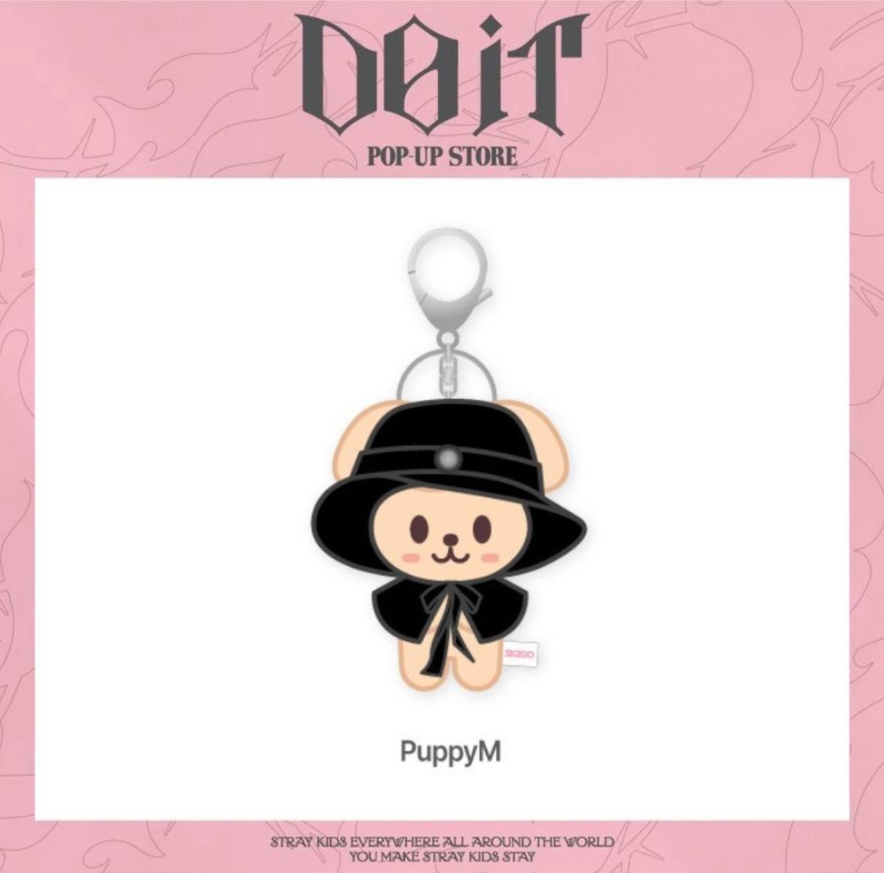 SKZOO COSTUME MAGNET PLUSH KEYRING - DO IT PuppyM