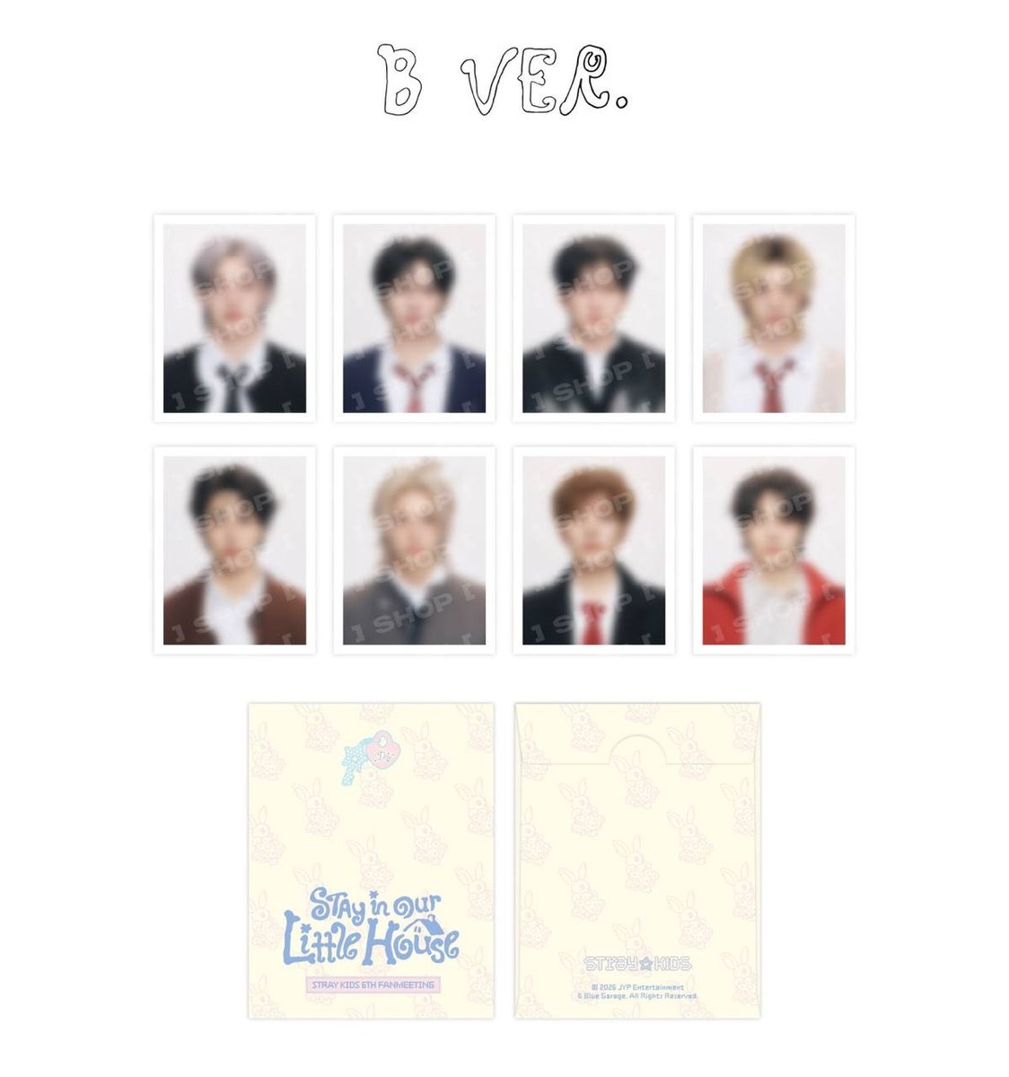 ID PHOTO SET B ver - Stray kids STAY in Our Little House