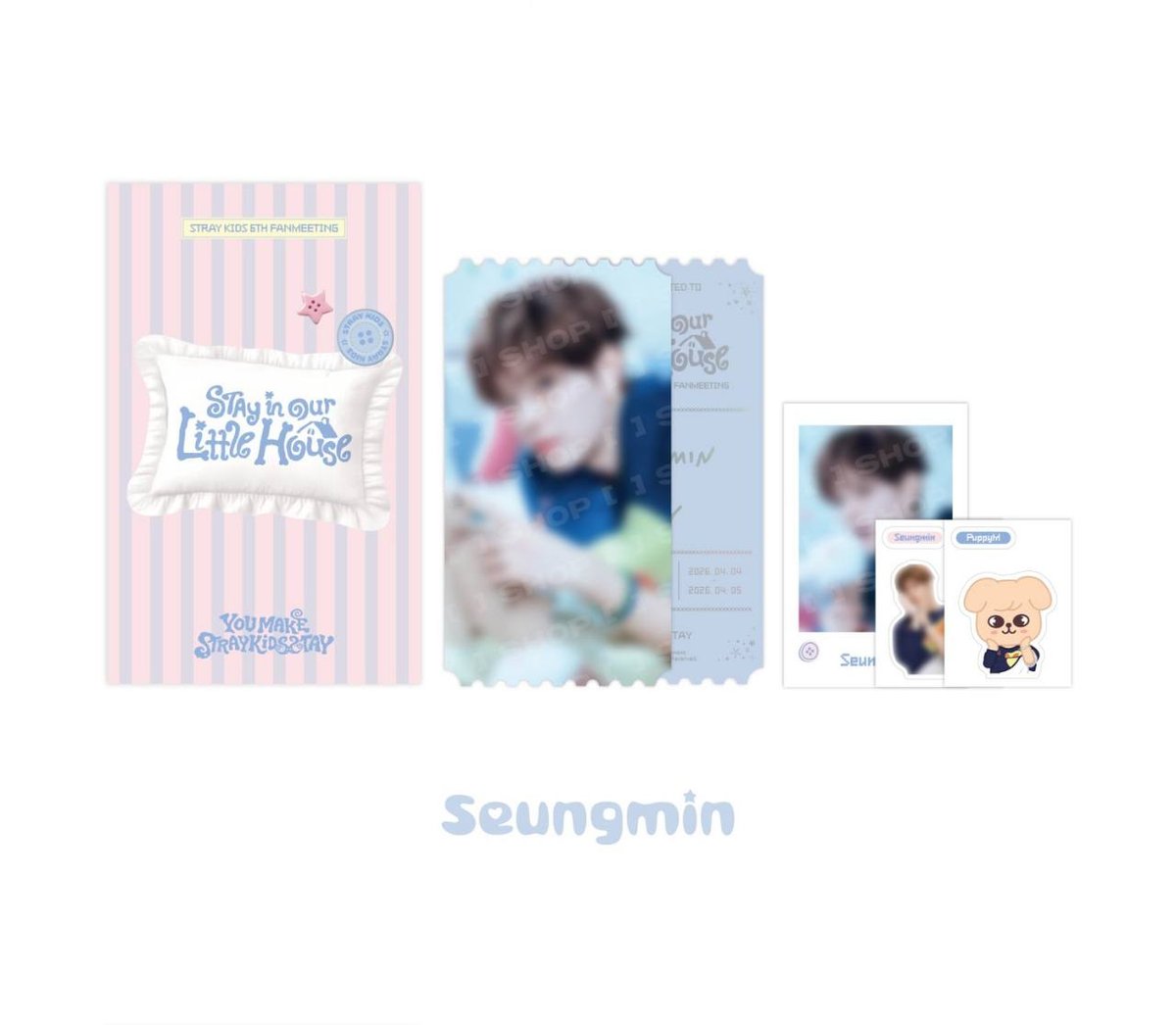 SPECIAL TICKET SET Seungmin - Stray kids STAY in Our Little House