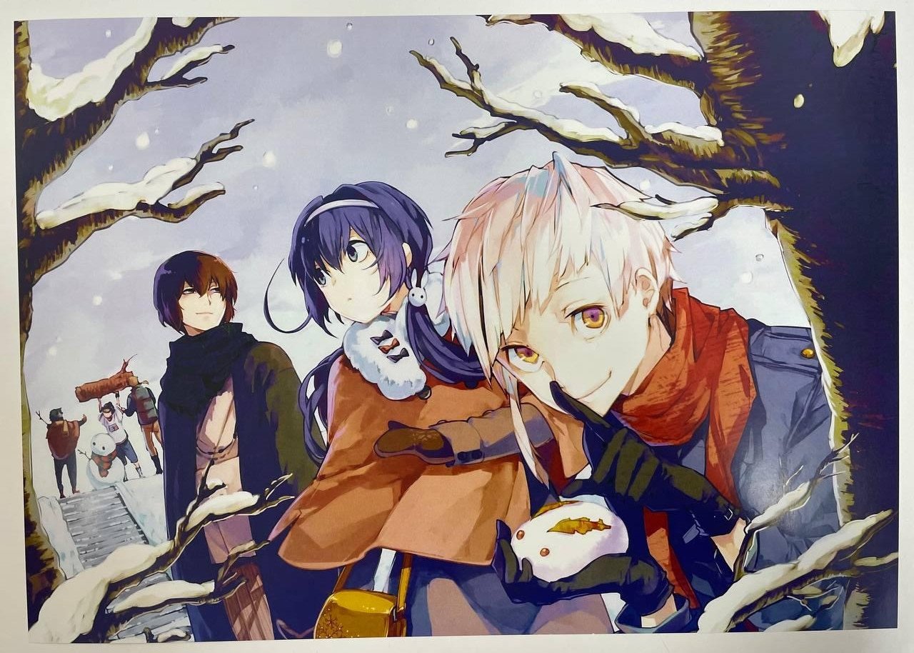 Постер А3 Літературні генії бродячі пси / Bungo stray dogs