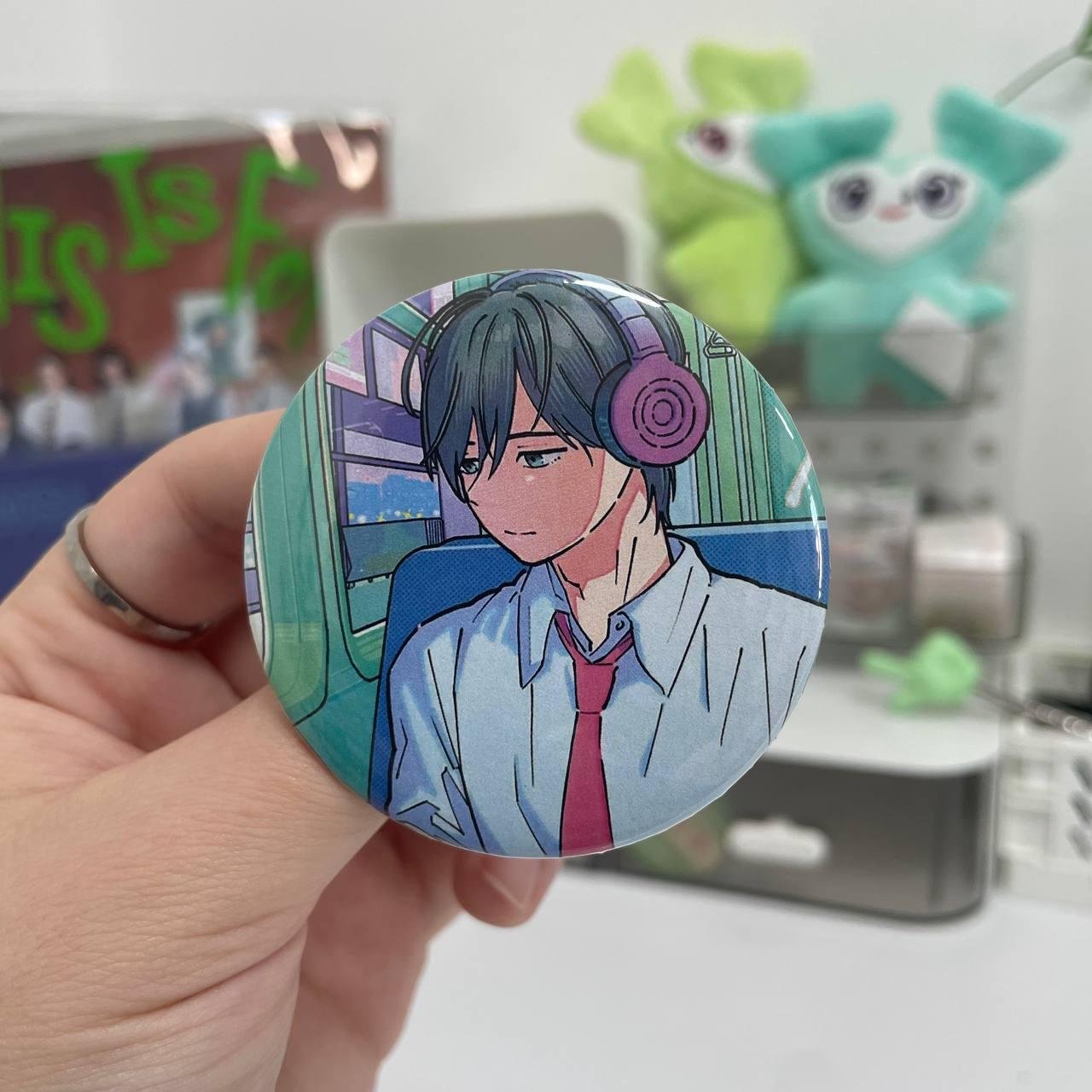 Значок “Закохалася Lv999 в Ямаду/ Yamada-kun to Lv999 no Koi wo Suru”