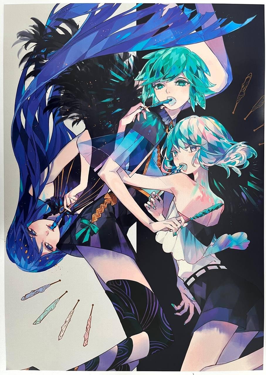 Постер А3 "Край самоцвітів / Land of the Lustrous"