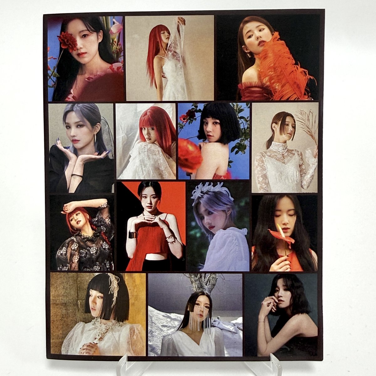 Наліпки (G)I-dle на аркуші А6 (для самовирізання)