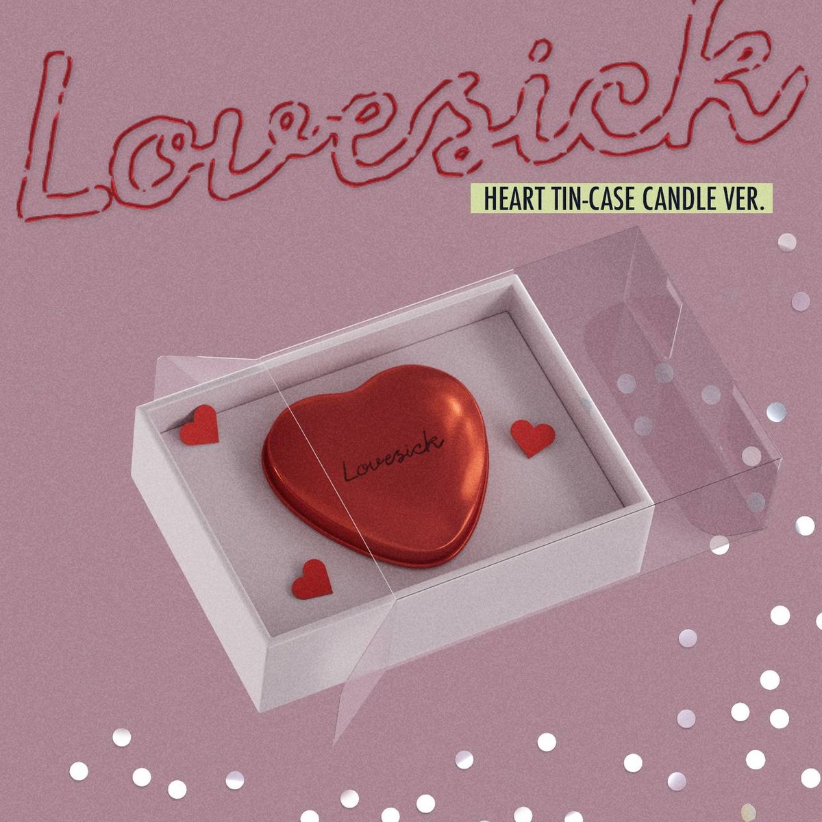 (Music plant pob) HEART TIN-CASE Ver. CHAERYEONG (Itzy) - Lovesick