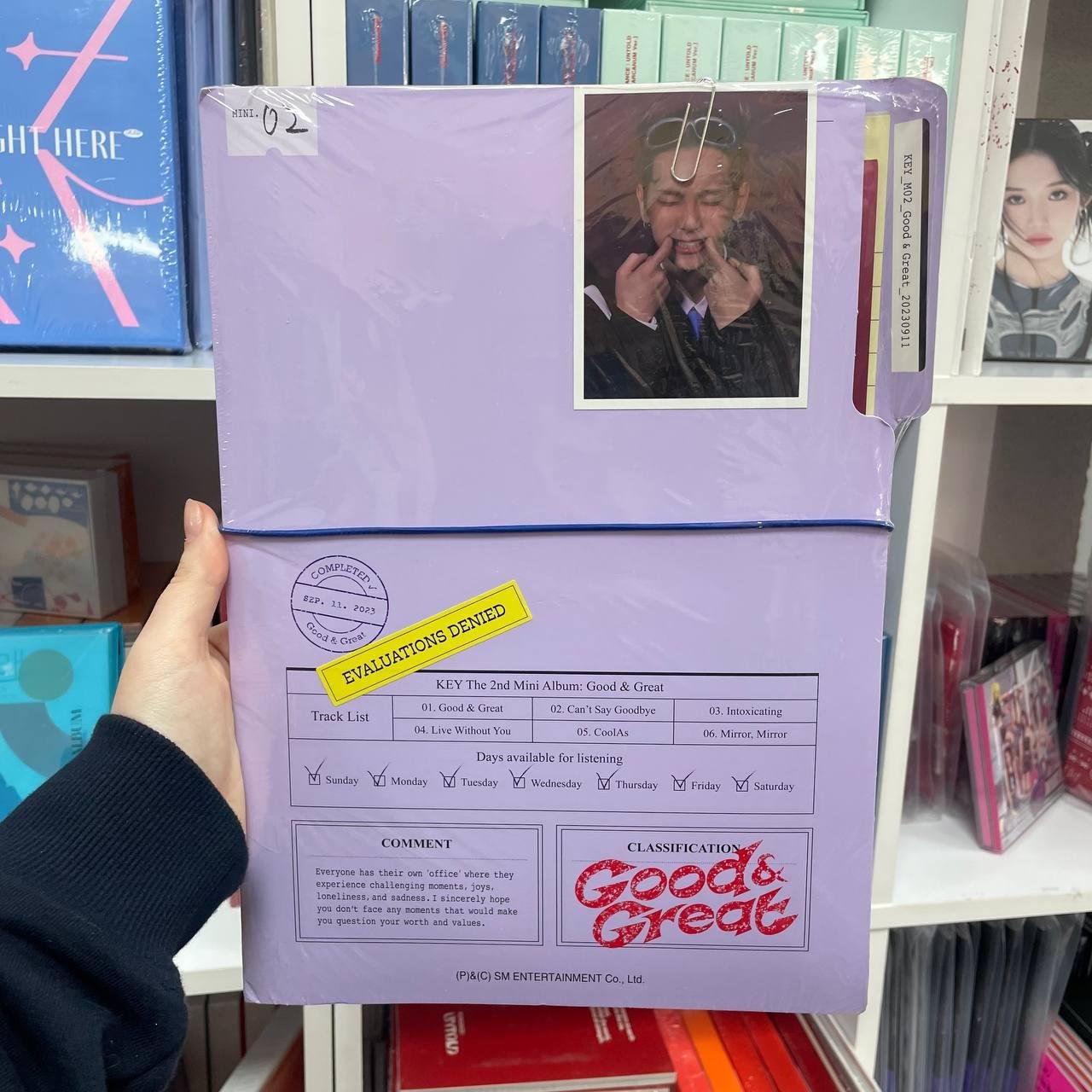 KEY (SHINee) - GOOD & GREAT COVER LETTER VER. SELECT