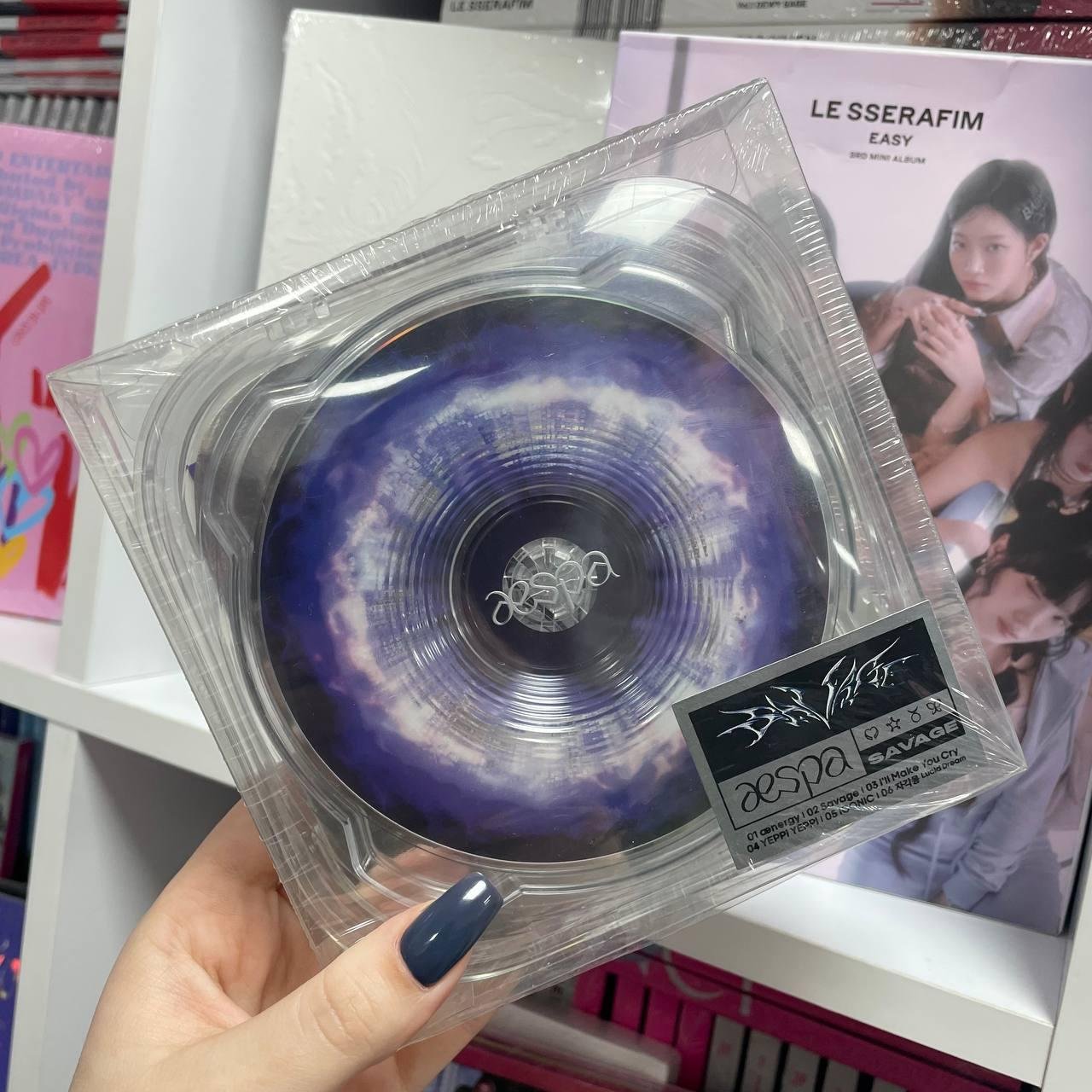 Aespa - Savage Case ver. (!!!Увага пошкодження потріскані зубчики тримачі диску  всередині!!!)