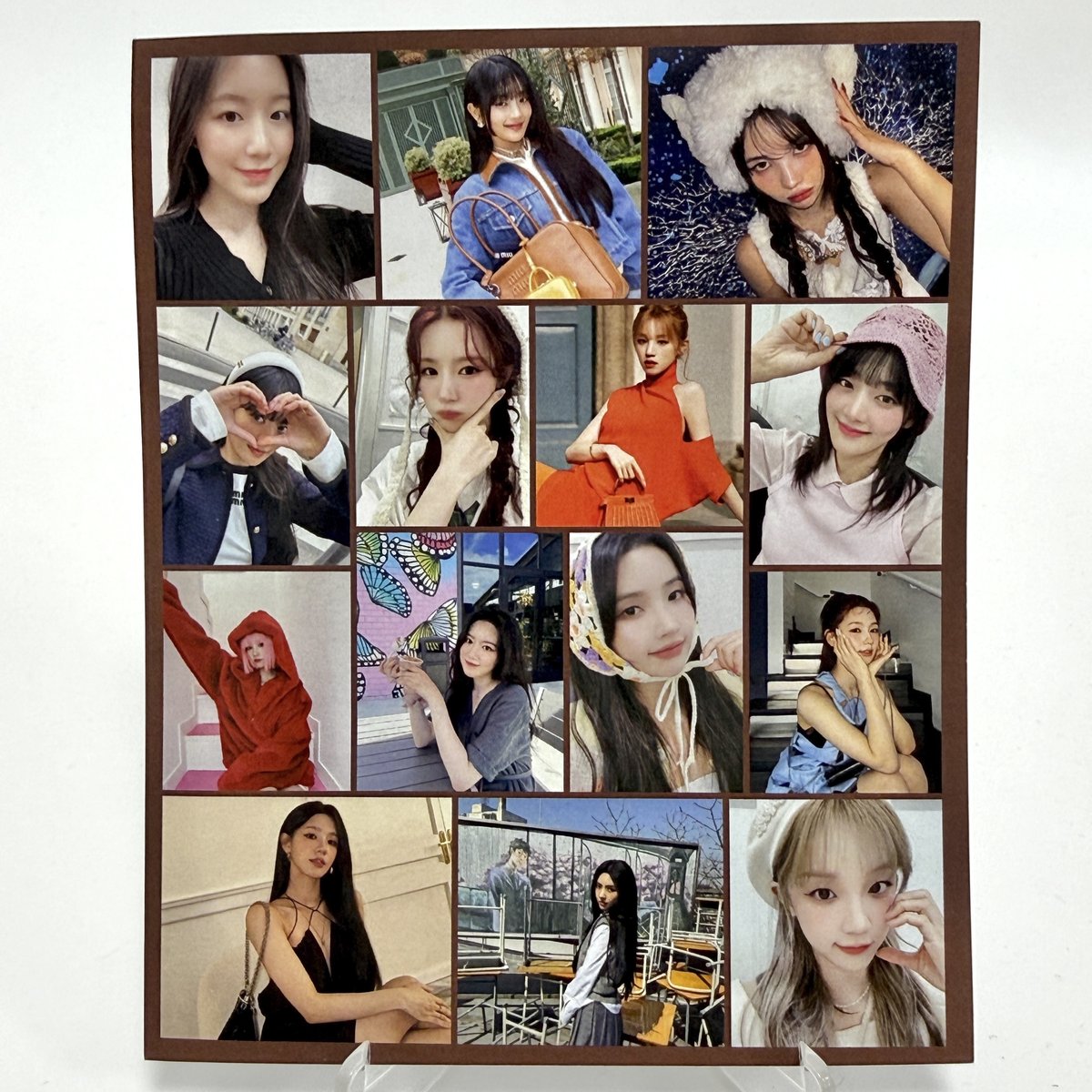 Наліпки (G)I-dle на аркуші А6 (для самовирізання)