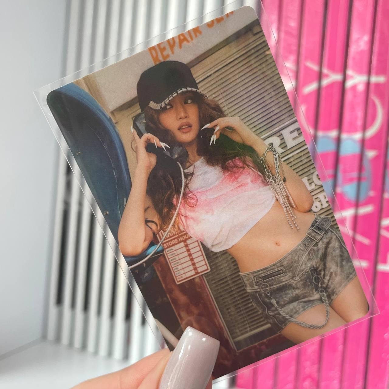 Офіційна картка (G)I-dle Weverse Shop (можливі мілкі дефекти)