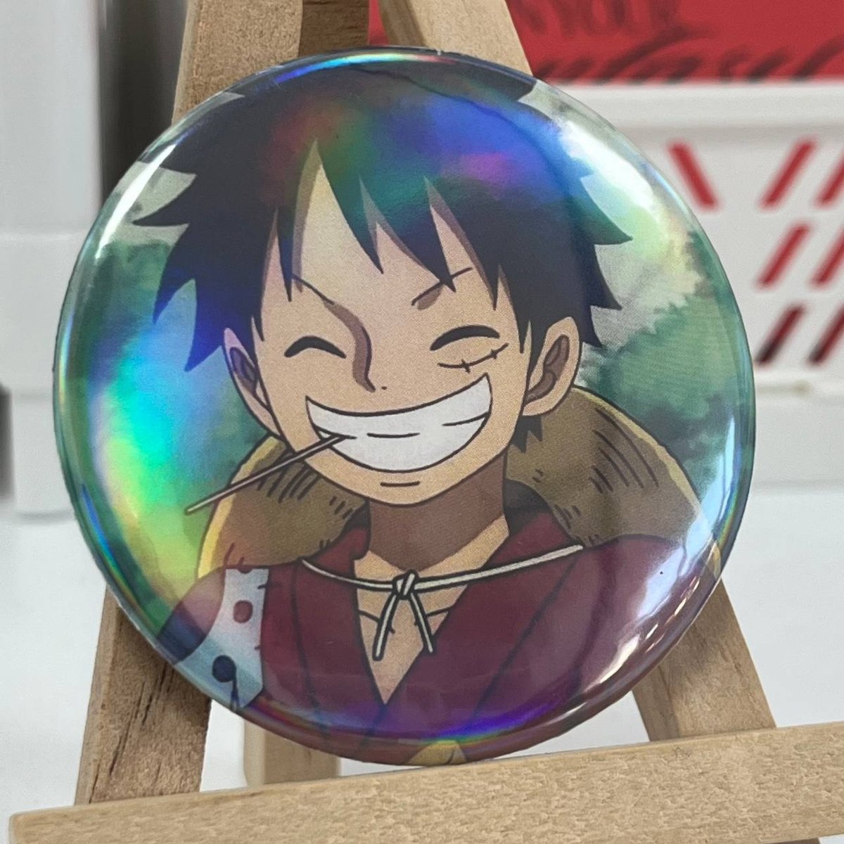 Голографічний значок Ван Піс / One Piece
