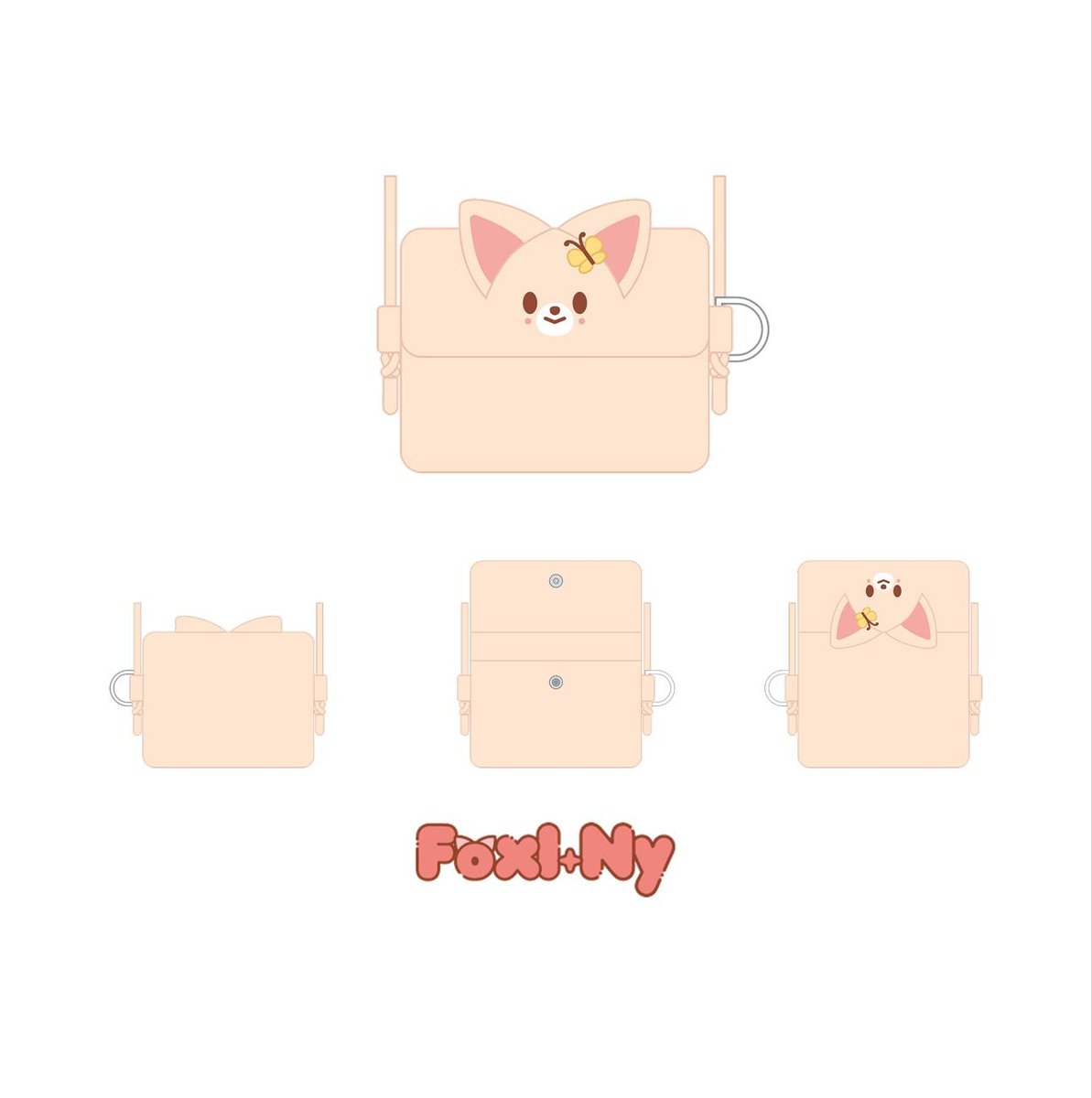 CARD WALLET CROSS BAG - SKZOO X SANRIO CHARACTERS