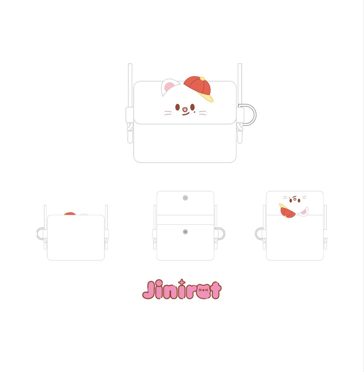 CARD WALLET CROSS BAG - SKZOO X SANRIO CHARACTERS