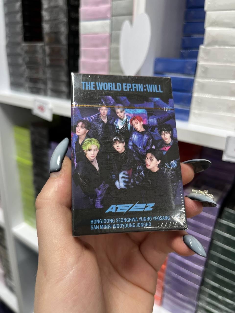 Набор ломо карточек Ateez 55шт. в упаковке