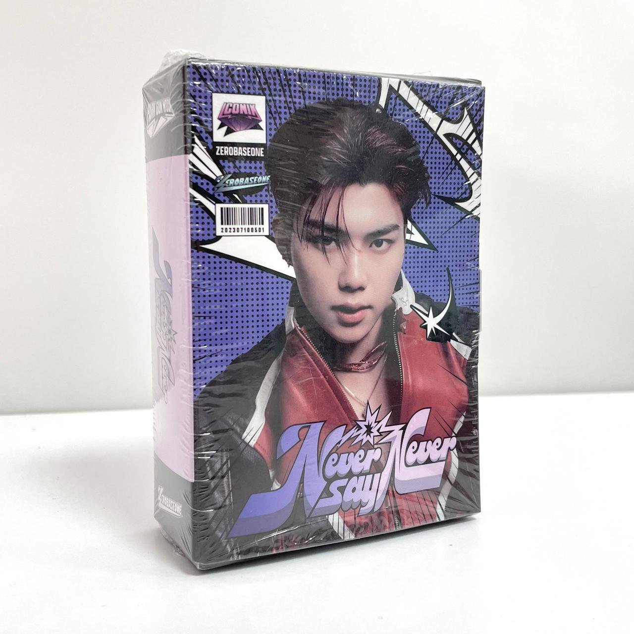 ZEROBASEONE ZB1 1ST ALBUM NEVER SAY NEVER LENTICULAR KEYRING Ver. ( GUN WOOK ver.)