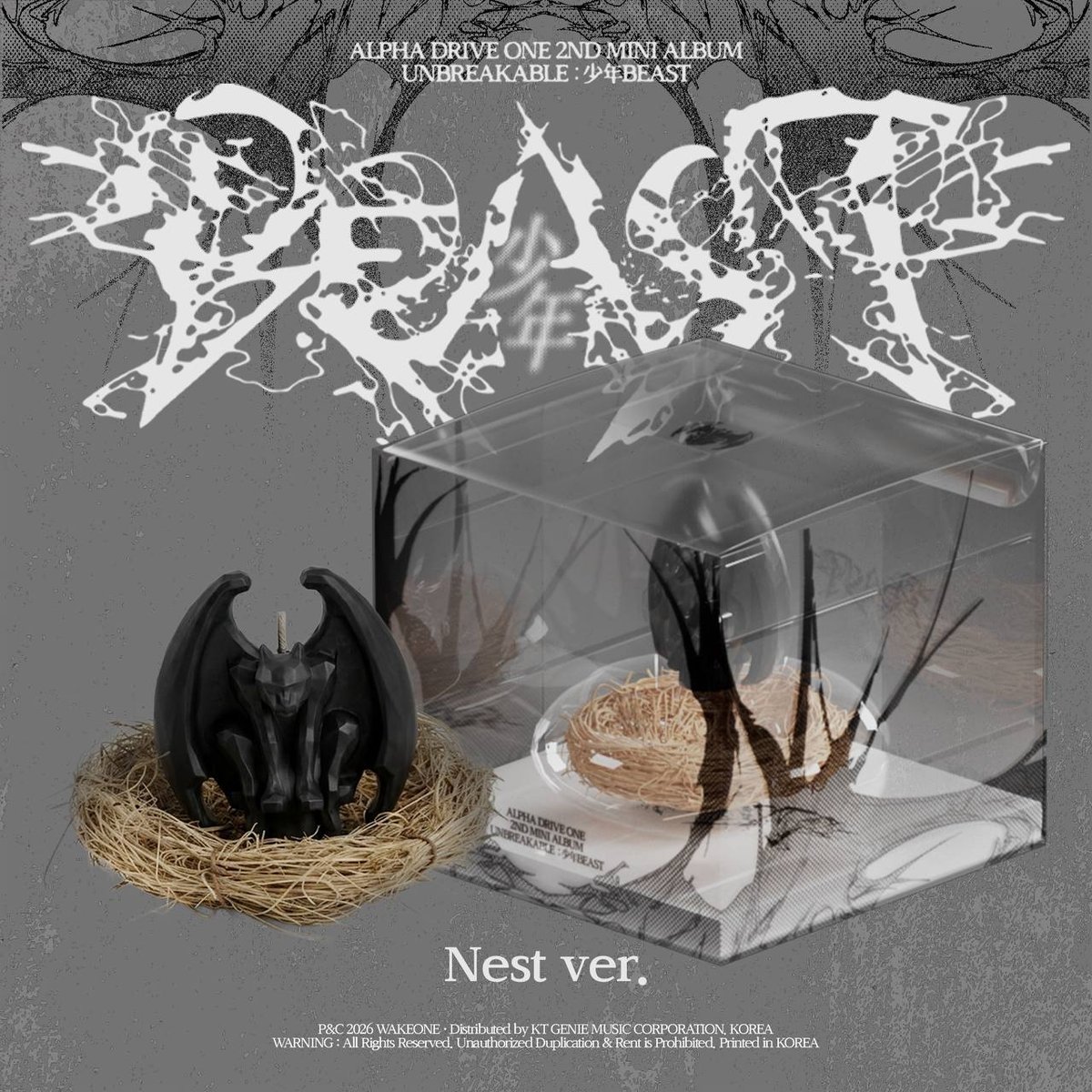 Nest ver ALPHA DRIVE ONE - 2nd Mini Album [UNBREAKABLE : 少年BEAST]