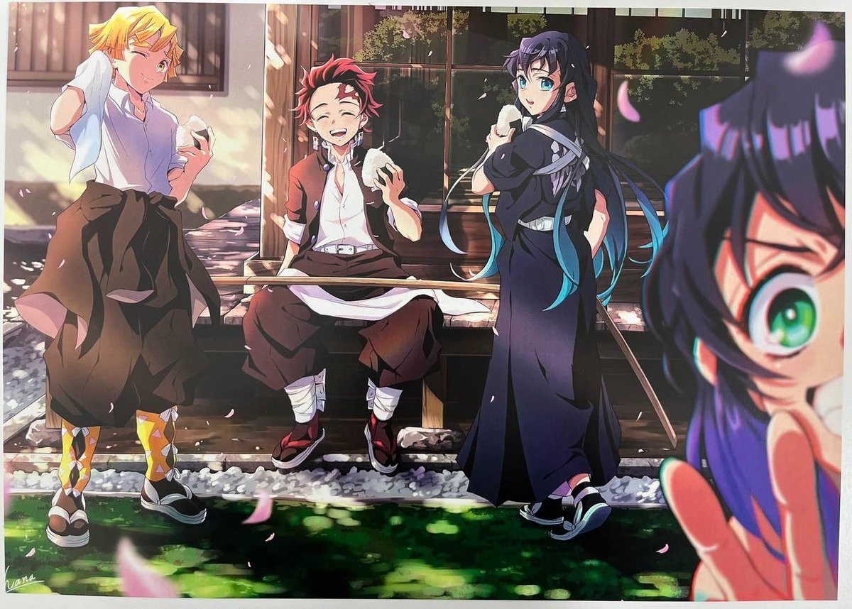 Постер А3 "Клинок, який знищує демонів / Demon Slayer"