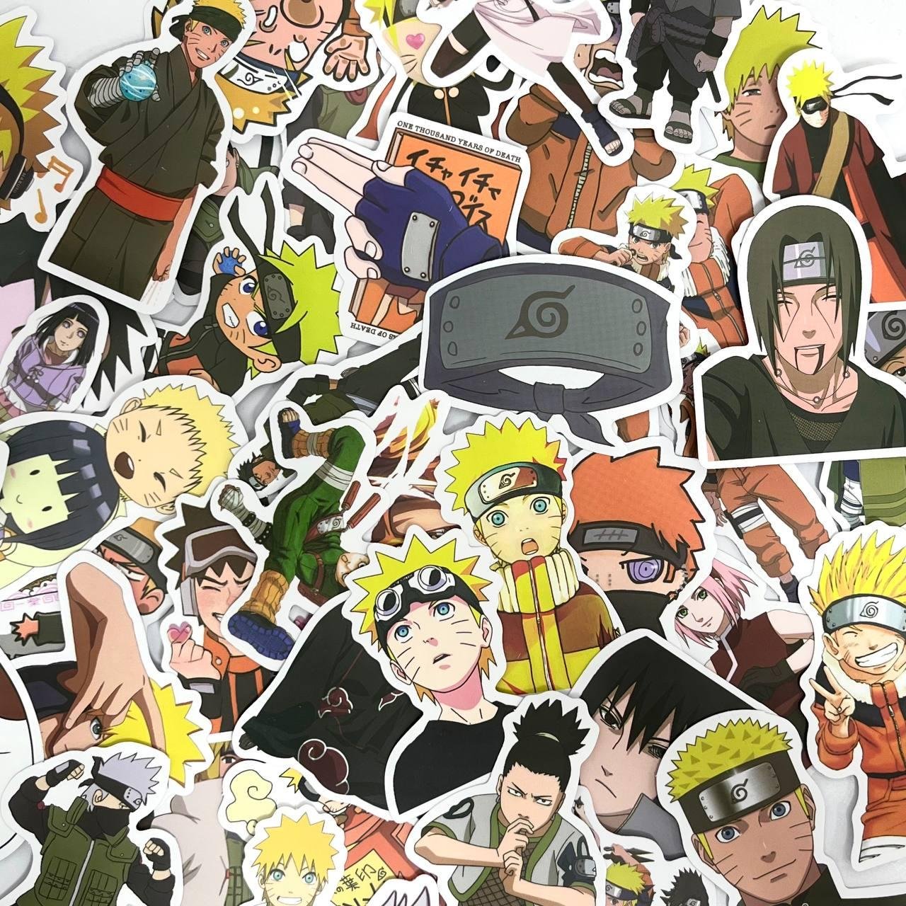 Набір з 50 наліпок "Наруто / Naruto"