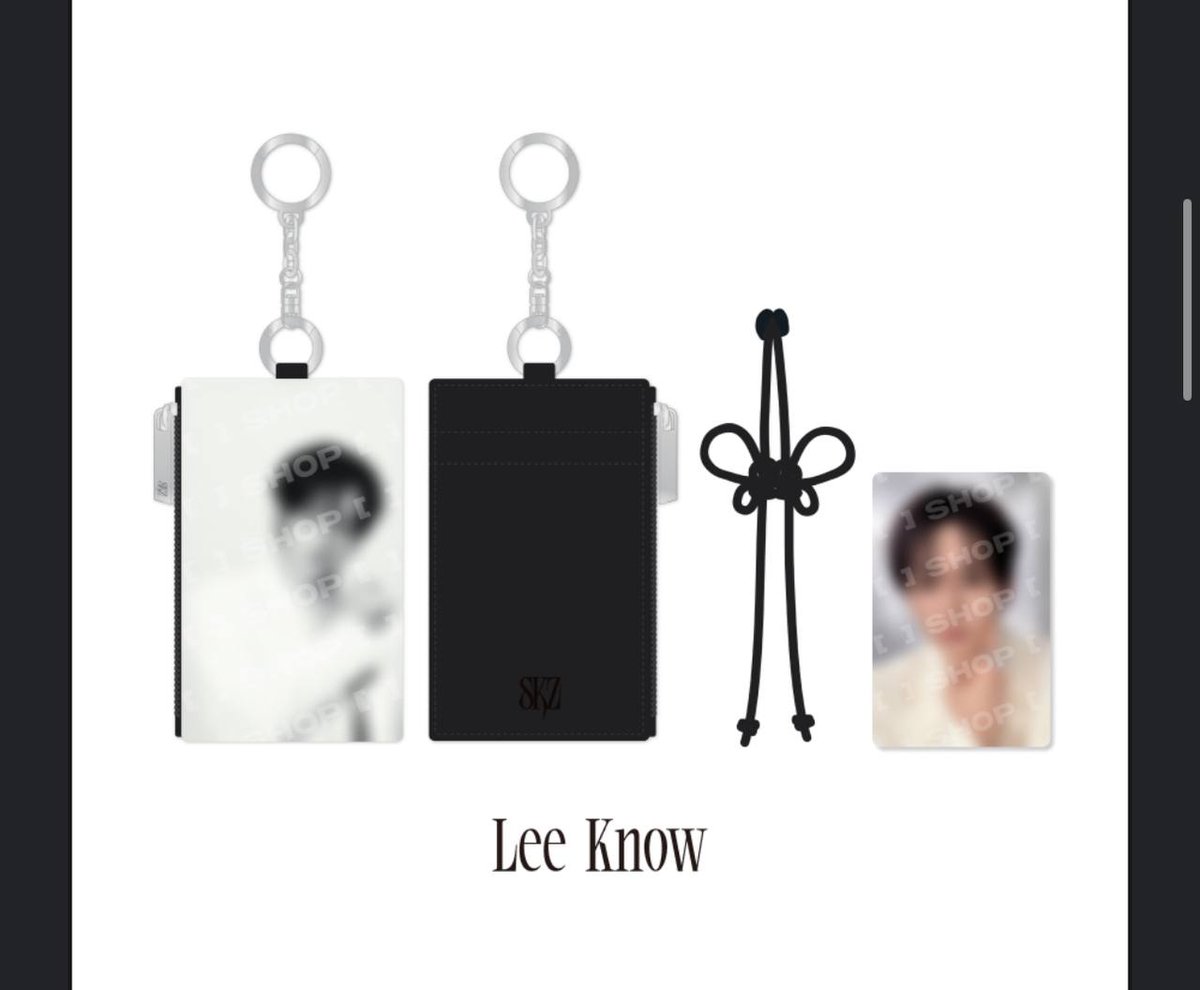 Lee Know CARD HOLDER KEYRING