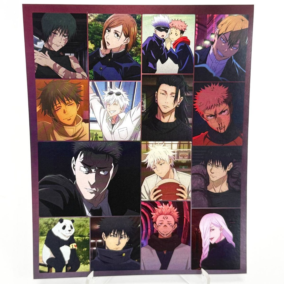 Наліпки “Магічна битва / Jujutsu Kaisen” на аркуші А6 (для самовирізання)