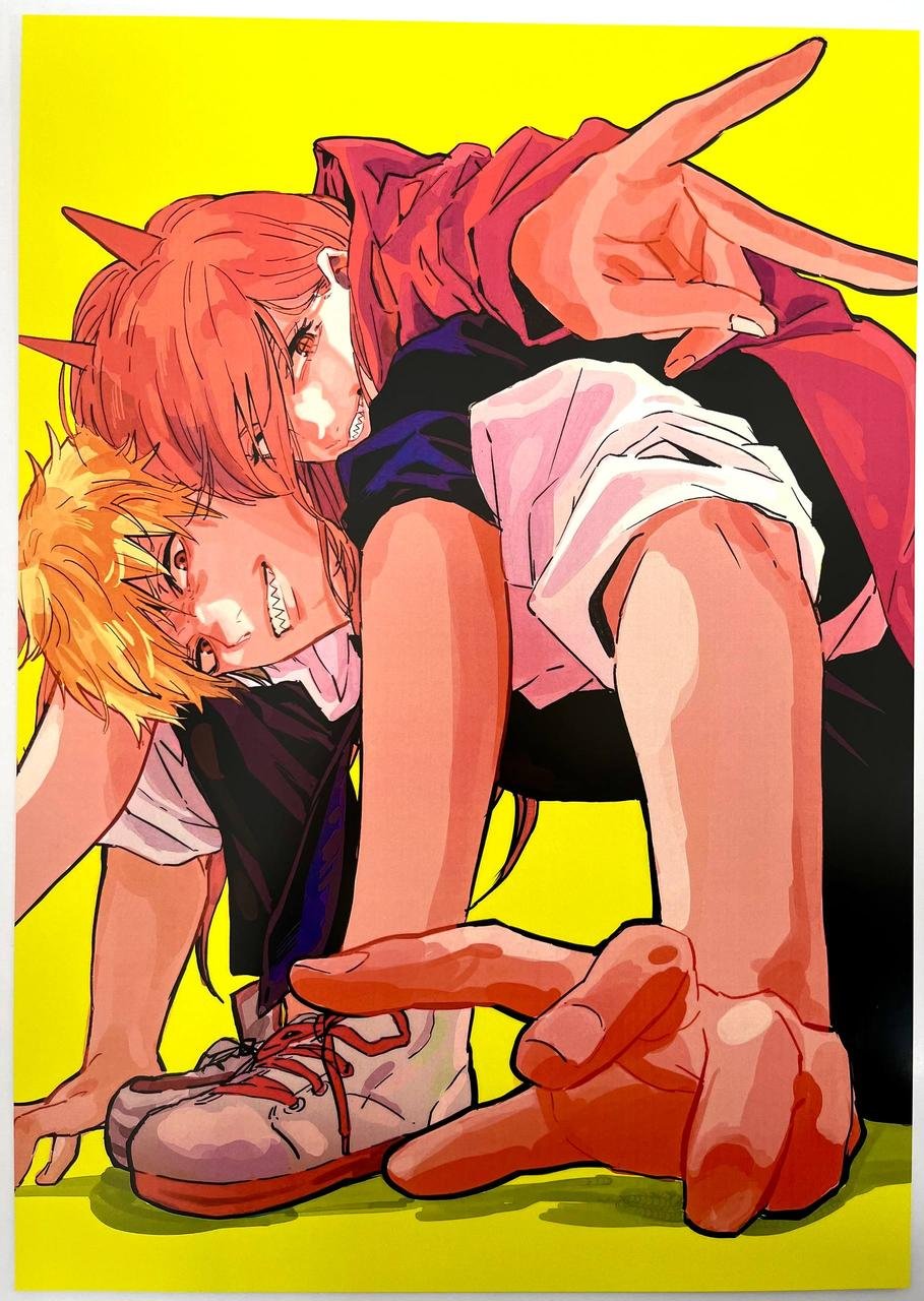 Постер А3 "Людина-бензопила / Chainsaw Man”