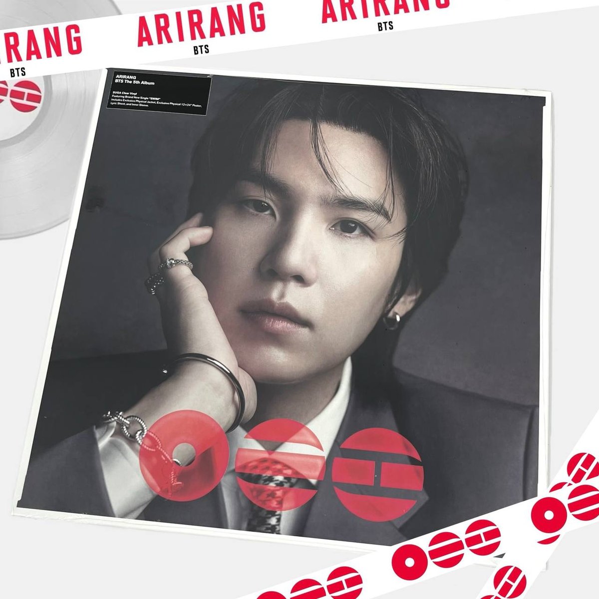 BTS - ARIRANG ( Standard vinyl, SUGA CLEAR VINYL )