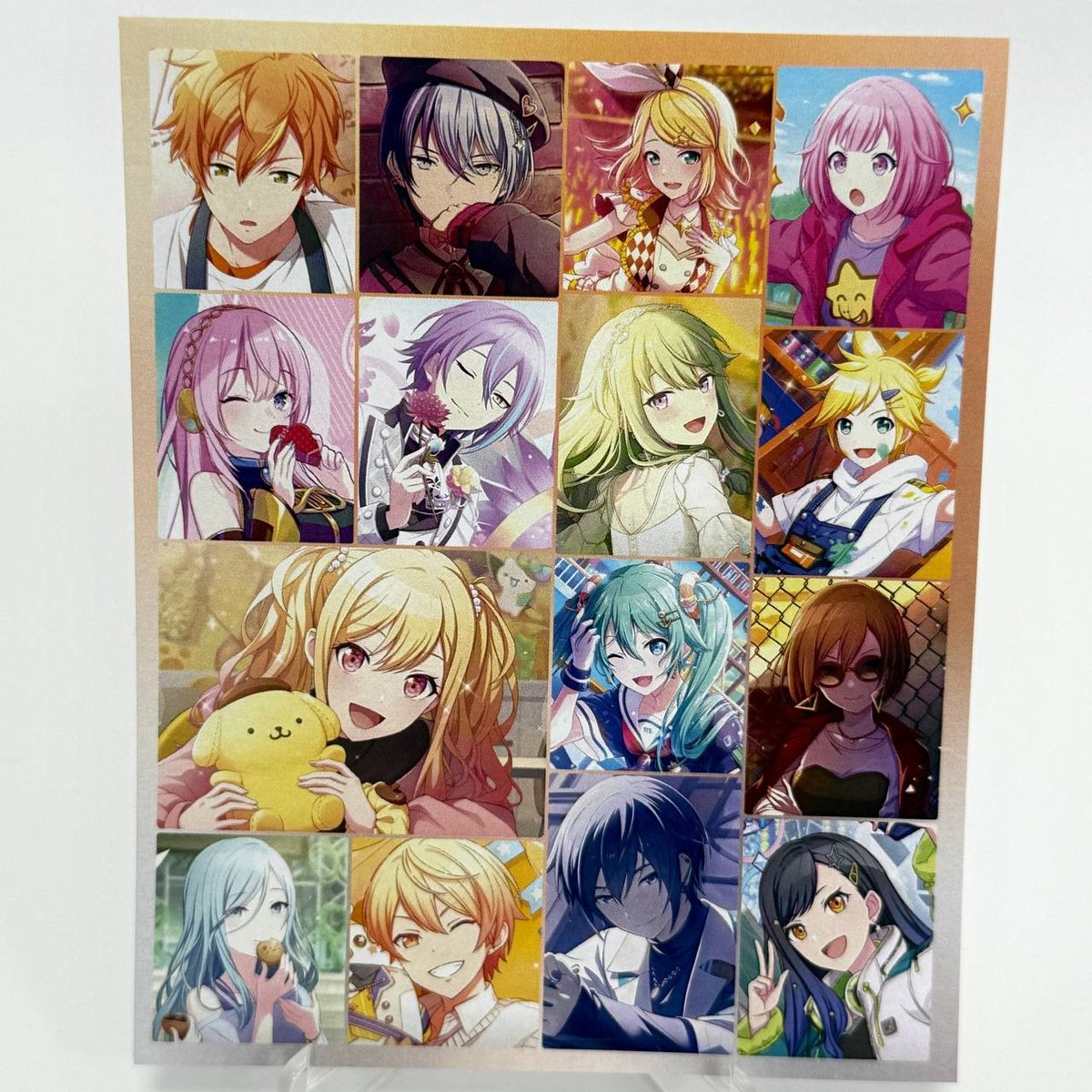 Наліпки “Вокалоїд / Vocaloid” на аркуші А6 (для самовирізання)