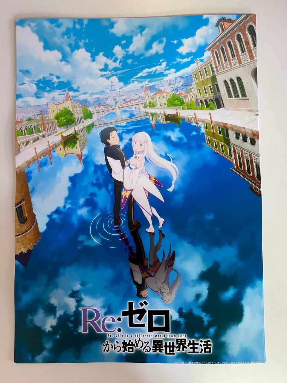Постер А3 Життя з нуля в іншому світі Re:Zero