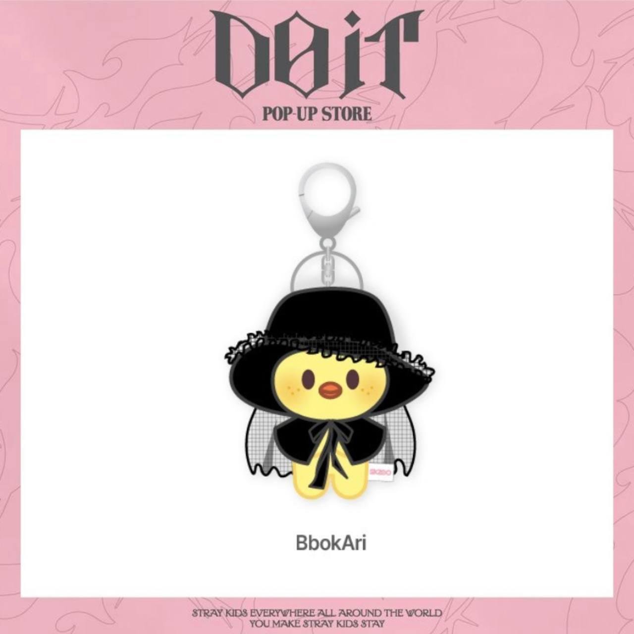 SKZOO COSTUME MAGNET PLUSH KEYRING - DO IT BbokAri