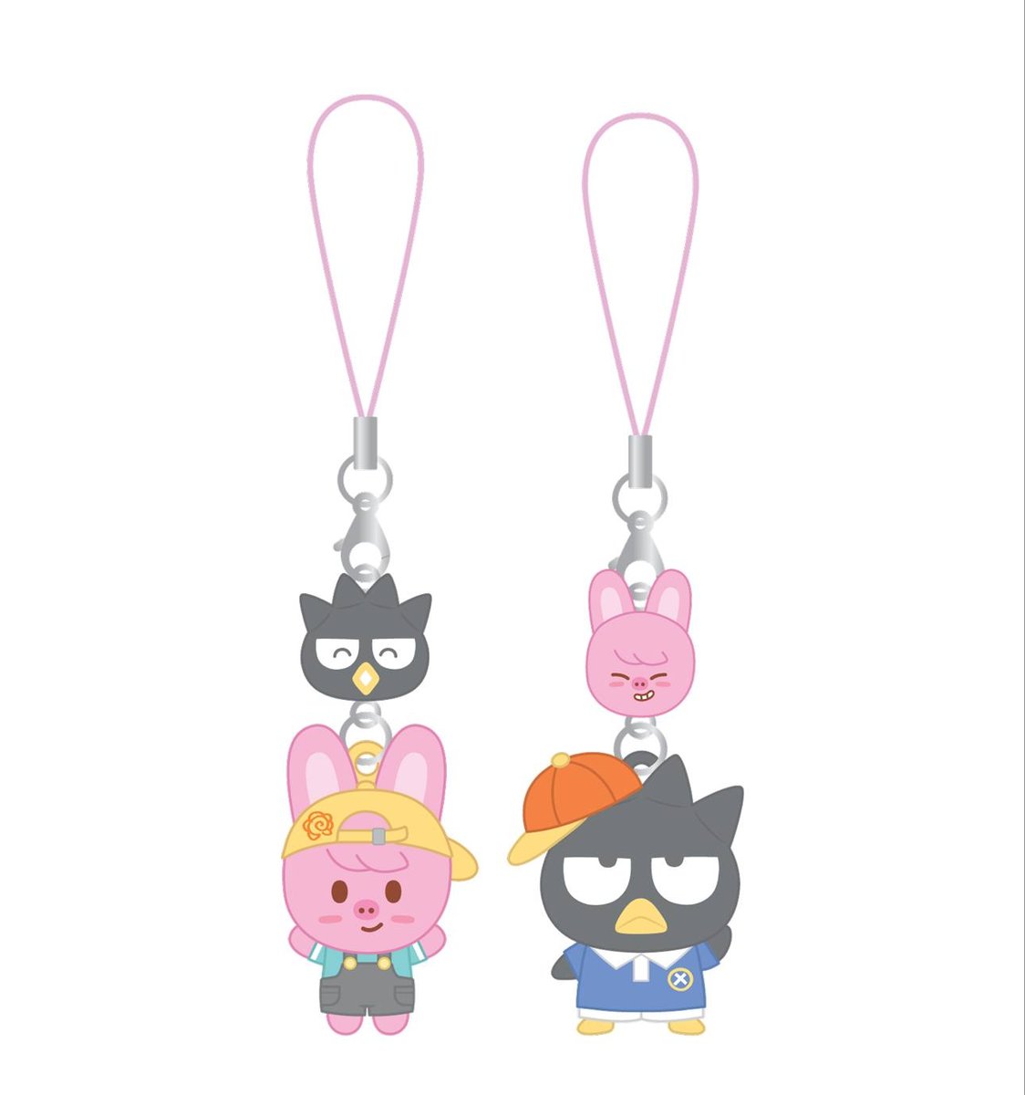 MINI FIGURE COUPLE KEYRING - SKZOO X SANRIO CHARACTERS