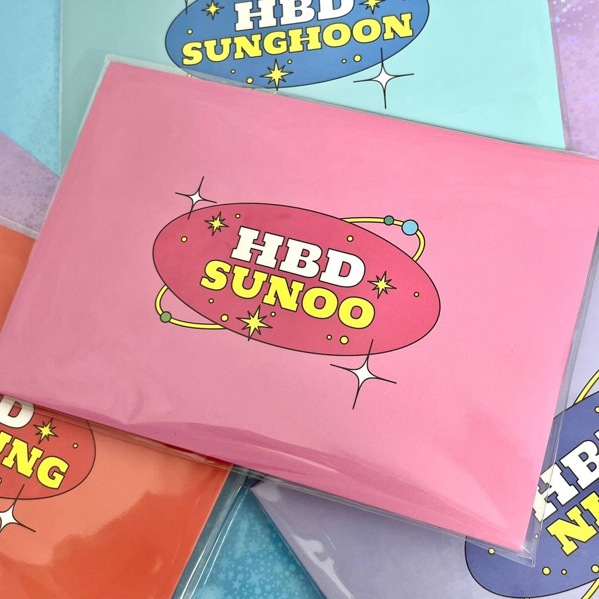 (ENHYPEN) SUNOO : Birthday Official Merch : DIY Photo Card Garland